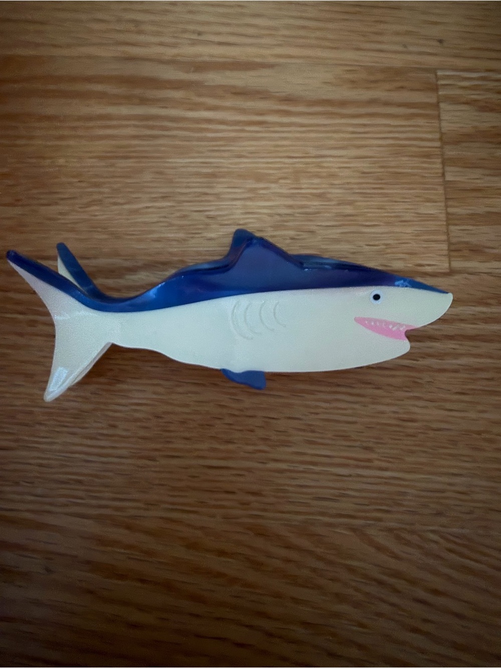 Blue and White Shark Fish Toy for Pets